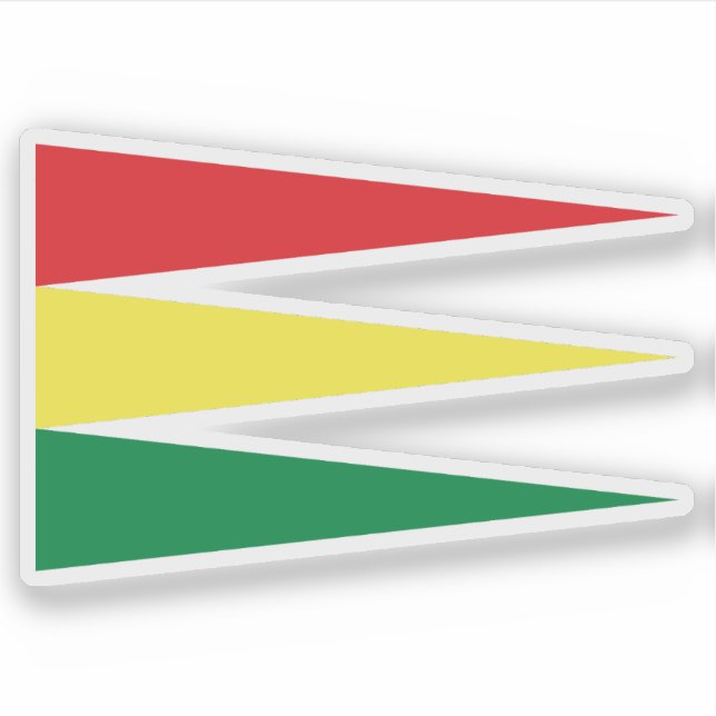 Adesivo Flag of The Ethiopian Empire (1881-1889), Ethiopia (Frente)