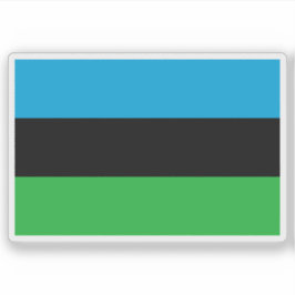 Adesivo Flag of the People's Republic of Zanzibar (1964)