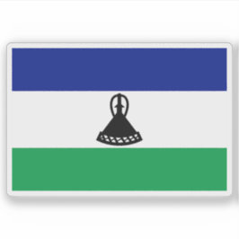 Adesivo Flag of the Sotho people, Republic of South Africa