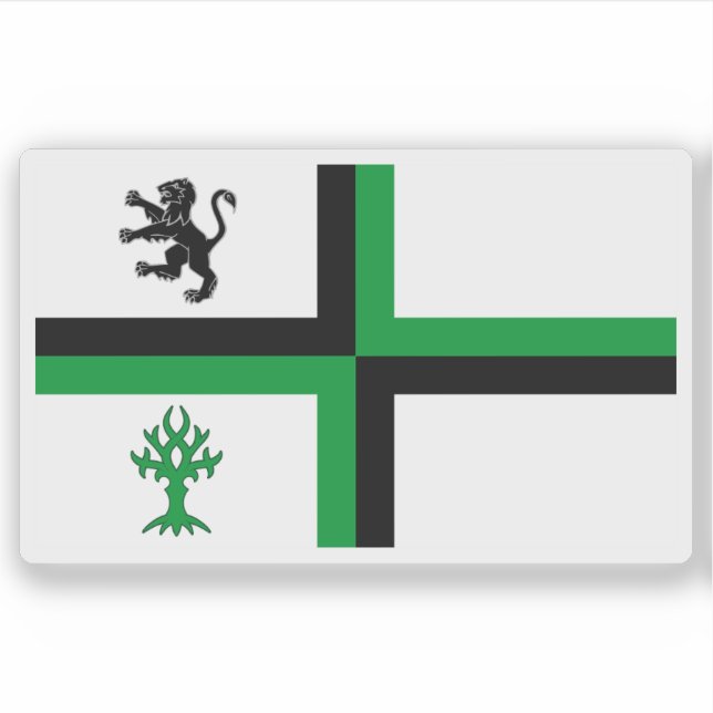 Adesivo Flag of the town of Bloxwich, England (Frente)