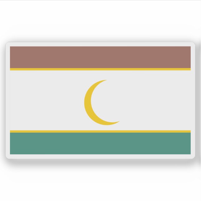Adesivo Flag of the Wajir County, the Republic of Kenya (Frente)