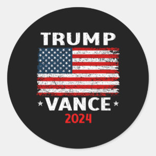 Adesivo Flag Trump Vance 2024 Vp Vice-Presidente