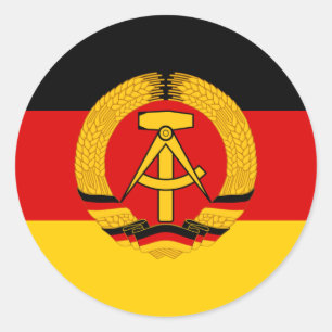 Adesivo Flagge der DDR - Bandeira da RDA (Alemanha Orienta