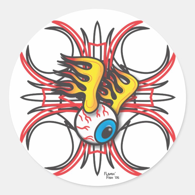 Adesivo Flamin' Olho Sticker (Frente)