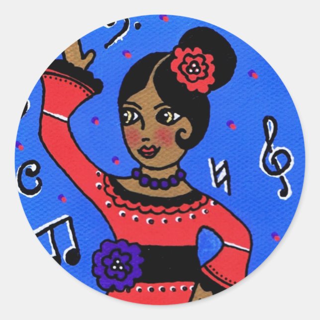 Adesivo Flaminco Stickers (Frente)