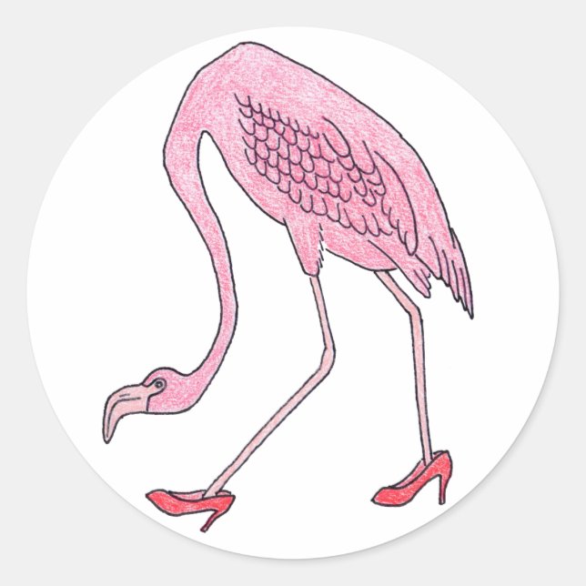 Adesivo flamingo (Frente)
