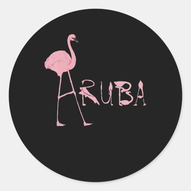 Adesivo Flamingo Aruba (Frente)