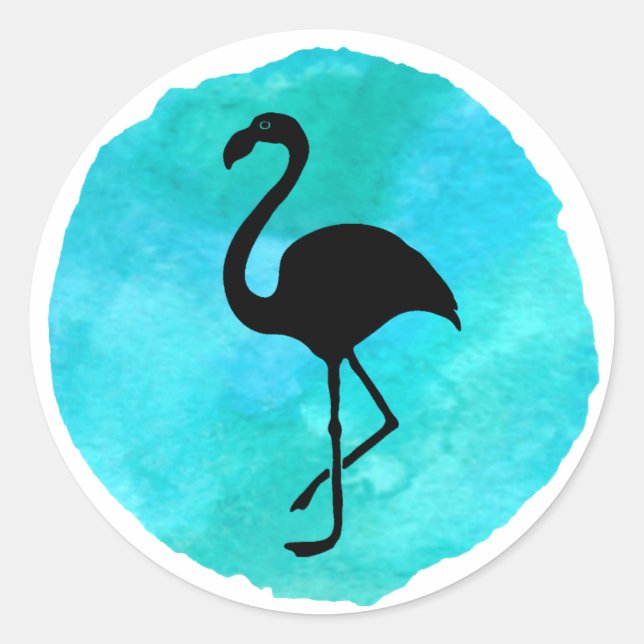 Adesivo Flamingo Azul (Frente)