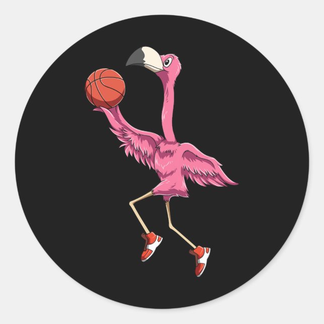 Adesivo Flamingo Basbol Flamingo Playing Basball Fl (Frente)