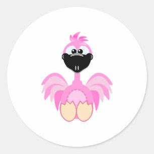 Adesivo Flamingo Cute Goofkins