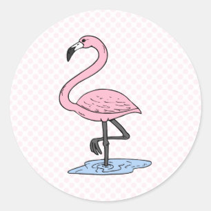 Adesivo Flamingo da fé
