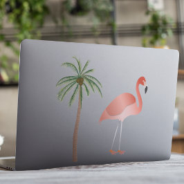 Adesivo Flamingo E Palm Tree