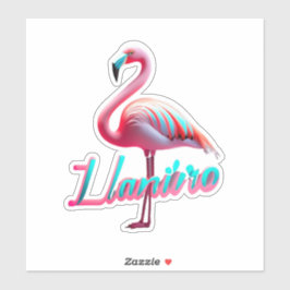 Adesivo Flamingo Fantasy Stickers para Escape Tropical