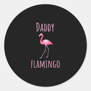 Adesivo Flamingo Gift Pai Flamingo Summer Pink Bird