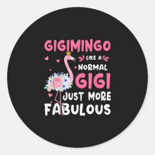 Adesivo Flamingo Gigimingo Como Uma Nana Normal Dói Engra