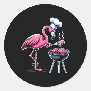 Adesivo Flamingo Griling Rbecll Churrasco Para Homens Mulh