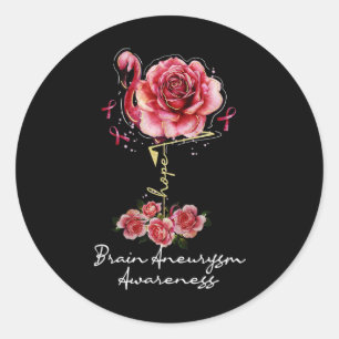 Adesivo Flamingo Hope Burgundy Fita Cérebro 1
