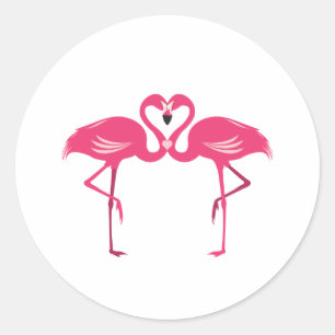 Adesivo Flamingo Love