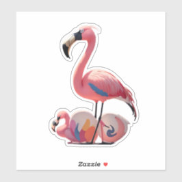 Adesivo Flamingo Love Stick It with Flair