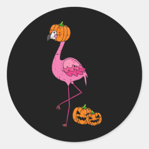 Adesivo Flamingo Pumpkin Cabeça Figurino Fácil Pássaro