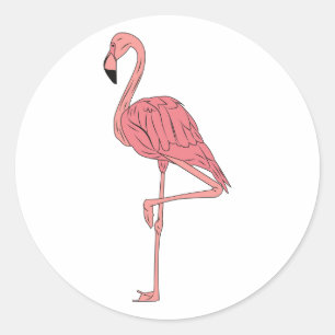 Adesivo Flamingo Rosa