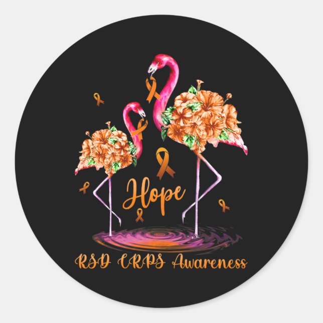 Adesivo Flamingo Rsd Crps Consciência 1 (Frente)