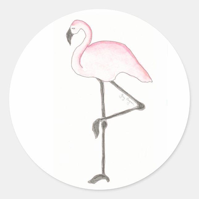 Adesivo Flamingo Sticker (Frente)