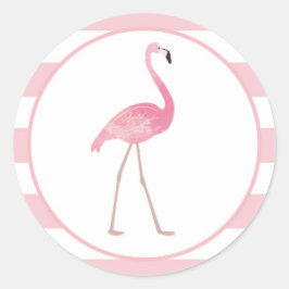 Adesivo Flamingo Sticker Tiras Rosa