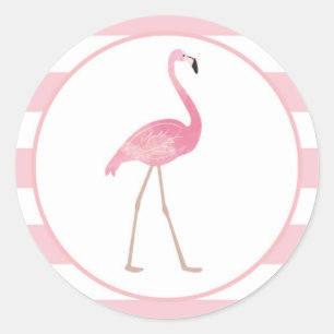 Adesivo Flamingo Sticker Tiras Rosa