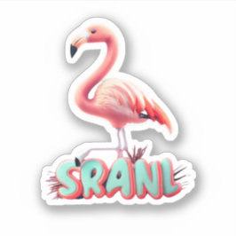 Adesivo Flamingo Stickers que Trazem o lar dos trópicos