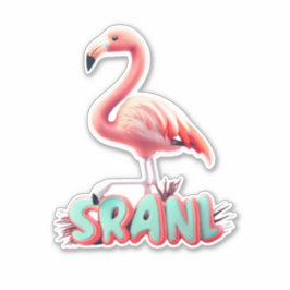 Adesivo Flamingo Stickers que Trazem o lar dos trópicos