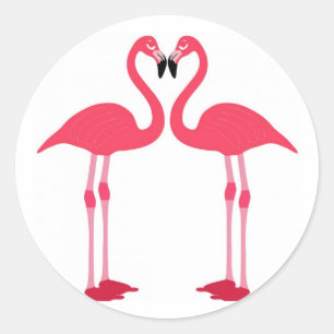 Adesivo Flamingos tropicais do destino dos pássaros da