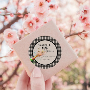 Adesivo Flanela e espuma inverno preto e branco chá de noi