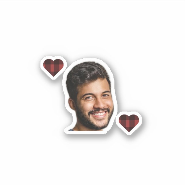 Adesivo Flanela & Espumante inverno vermelho & preto despe (Frente)