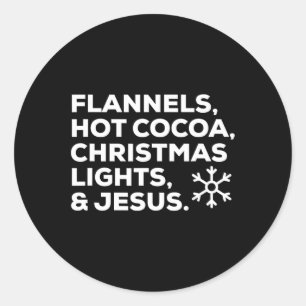 Adesivo Flanners de Natal Quente De Cacau Luzes De Natal A