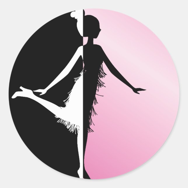Adesivo Flapper Silhouette (Frente)