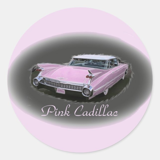 Adesivo Flash de Cadillac rosa (Frente)