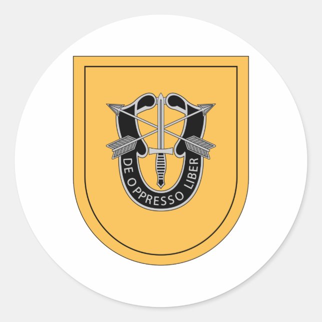 Adesivo Flash de Grupo de Forças Especiais de 1rua (Frente)