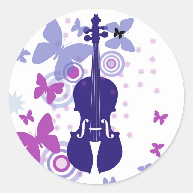 Adesivo Flautter Fiddle Violin Stickers (Frente)