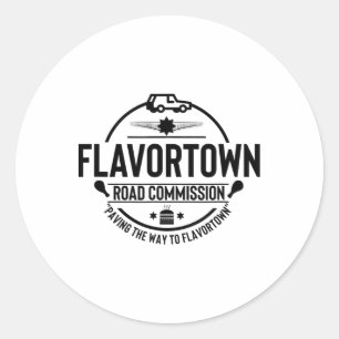 Adesivo Flavortown Men And Women Foodies Gift Flavort