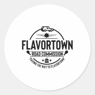 Adesivo Flavortown Men And Women Foodies Gift Flavort