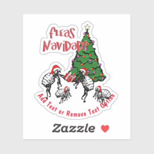 Adesivo Fleas Navidad de Natal
