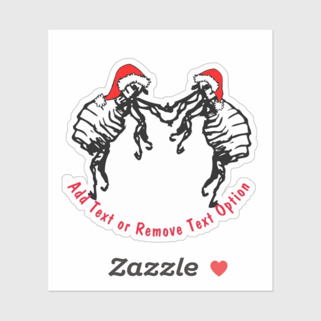 Adesivo Fleas Navidad de Natal (Folha)