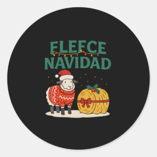 Adesivo Fleece Navidad Fazenda Natal Gráfico de Férias de 