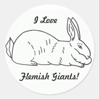 Adesivo Flemist Giant Rabbit Sticker