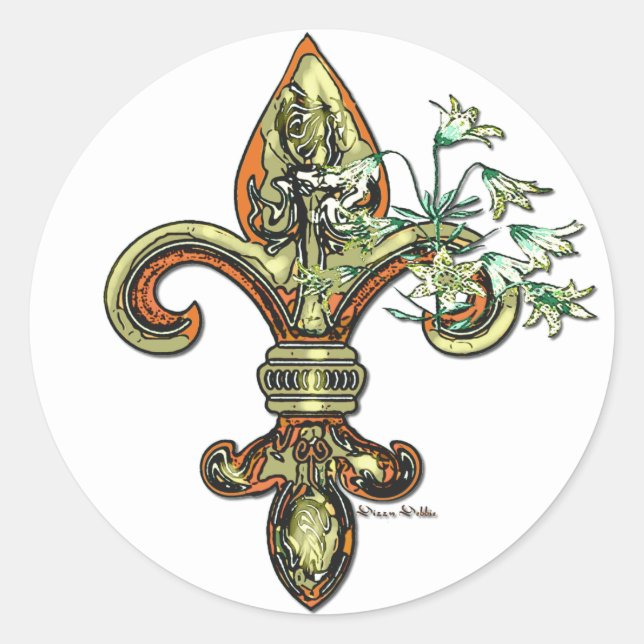 Adesivo Fleur De Li Sticker (Frente)