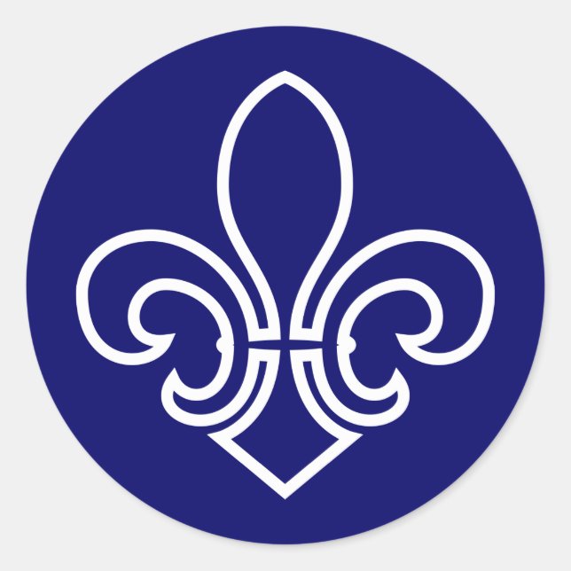 Adesivo Fleur de Lis (Frente)