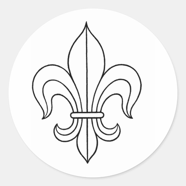 Adesivo Fleur-de-lis (Frente)