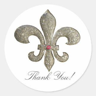 Adesivo Fleur de lis com bambo