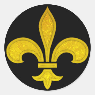 Adesivo Fleur De Lis Cut Glass